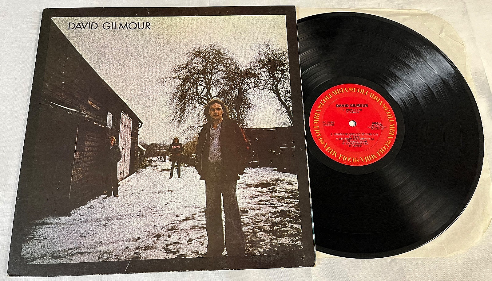 David Gilmour - Self-Titled Debut 1978 LP Vinyl Gatefold JC-35388 Pink Floyd VG+