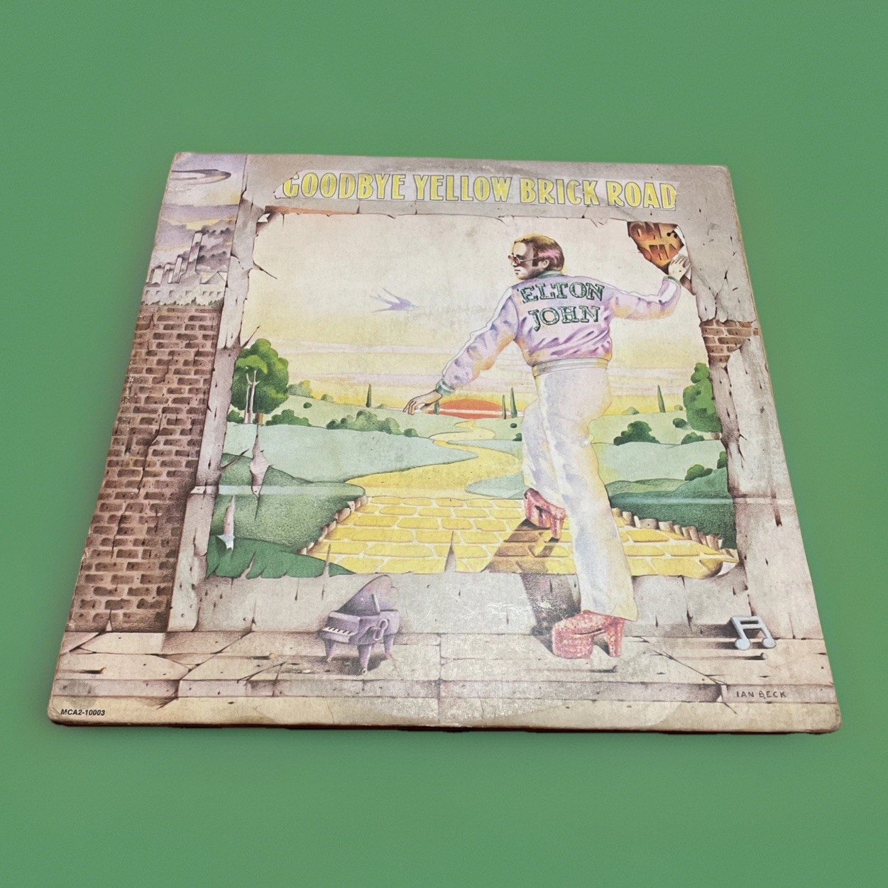 Elton John Goodbye Yellow Brick Road 2LP 1973 MCA2-10003 Vinyl Record LP