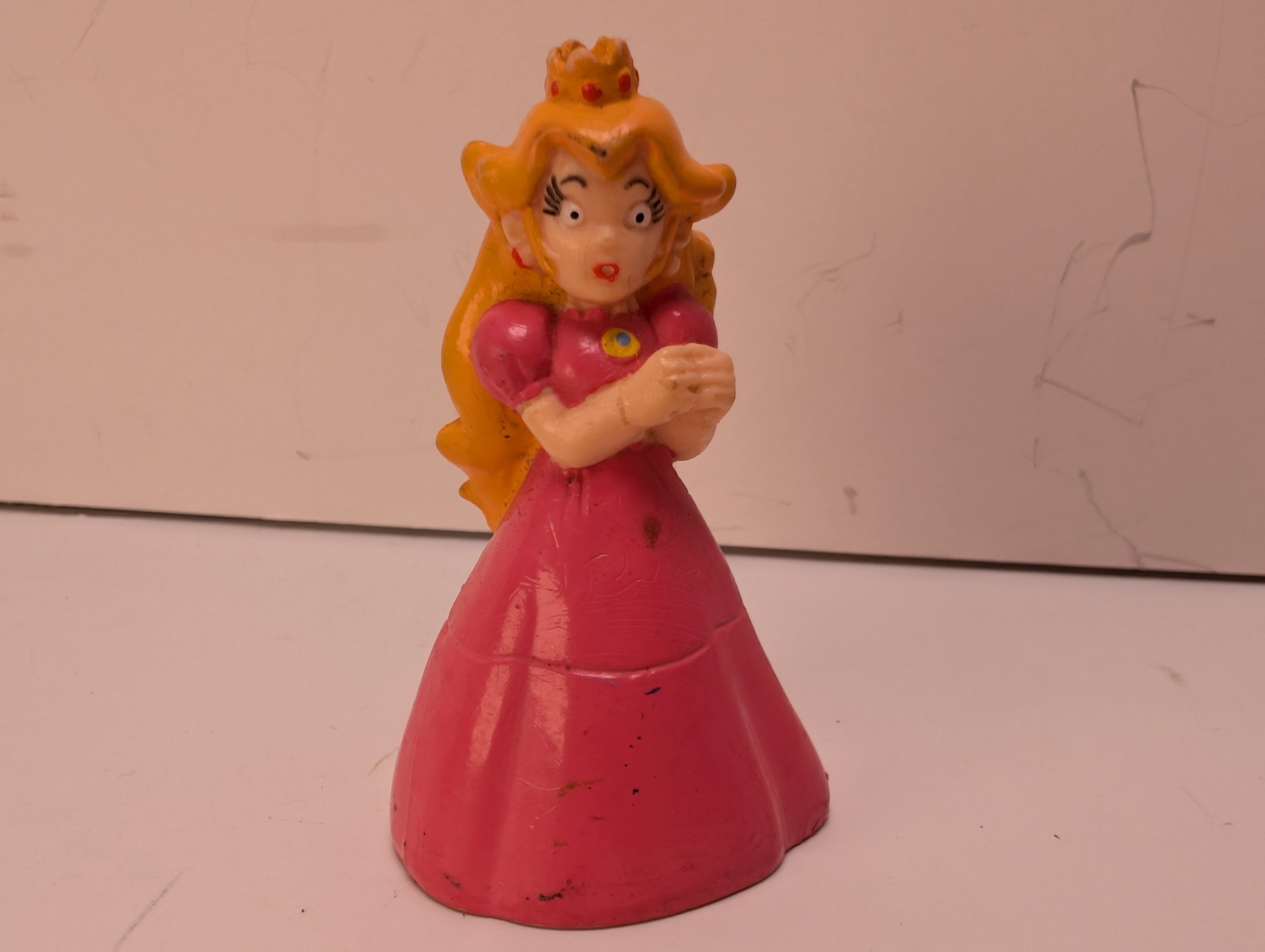Nintendo Princess Peach Super Mario Bros 1989 Applause PVC Figure Vintage 2.5in
