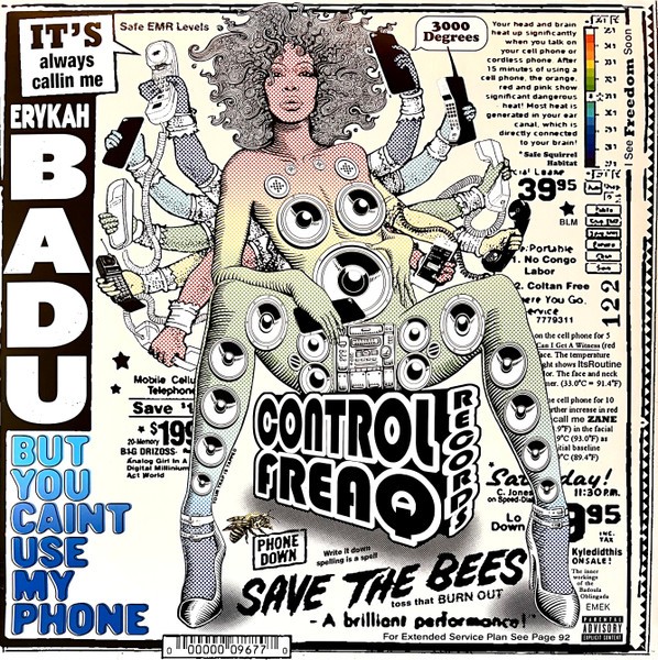 Erykah Badu - But You Caint Use My Phone (LP) (Mint (M)) Vinyl