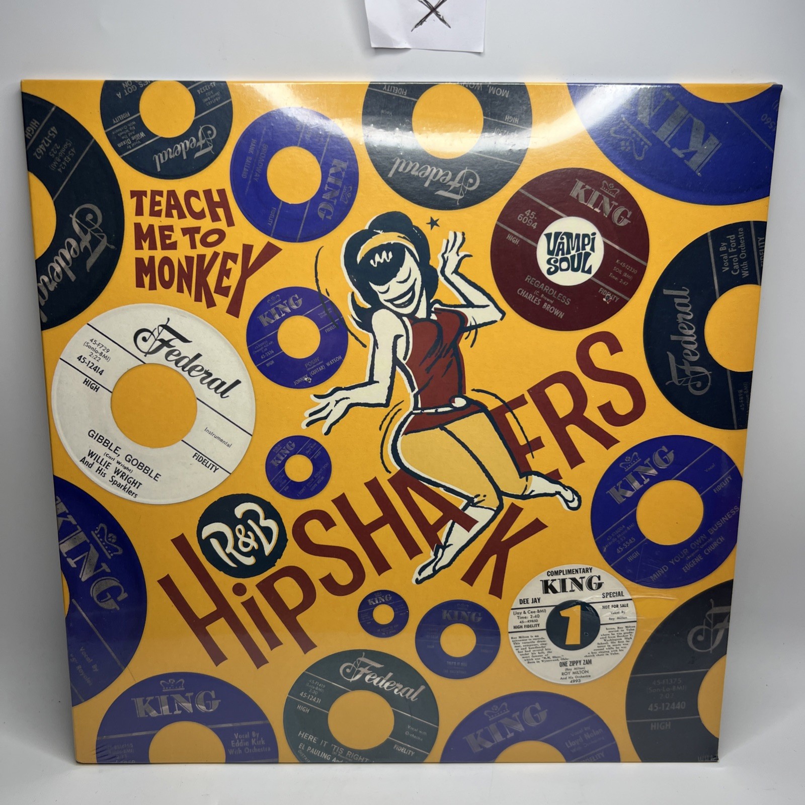 V.A: TEACH ME TO MONKEY - R&B Hipshakers 2x Lp Compilation Rockabilly Record NEW