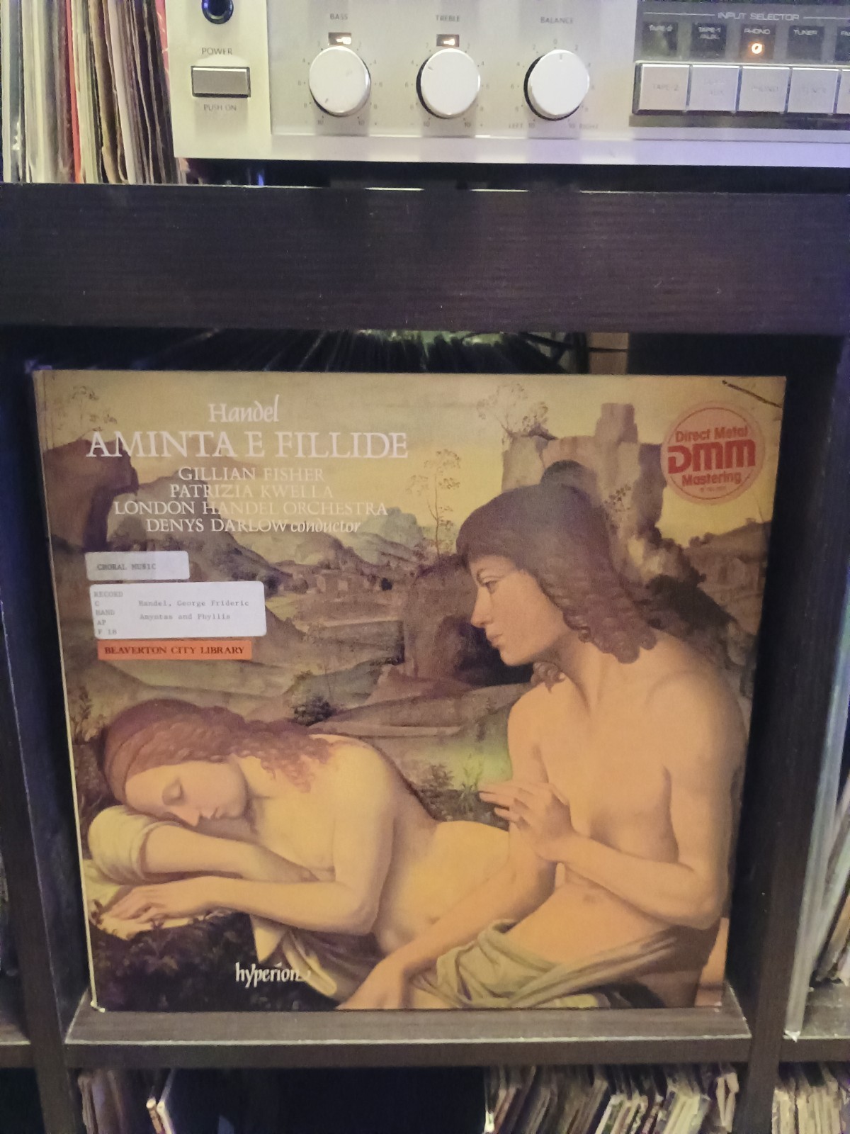 Handel Aminta E Fillide VINYL LP ALBUM 1984 HYPERION RECORDS DMM