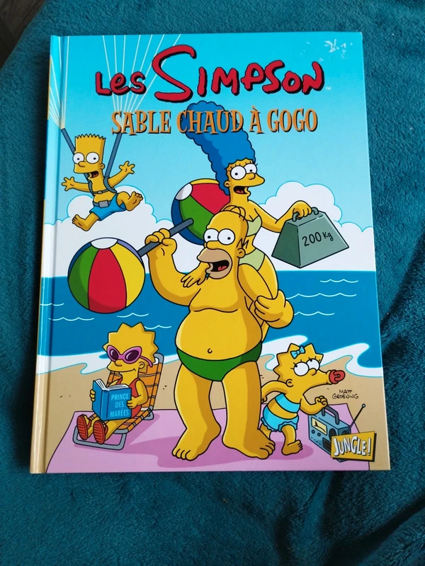 Bd les Simpsons Sable chaud à gogo