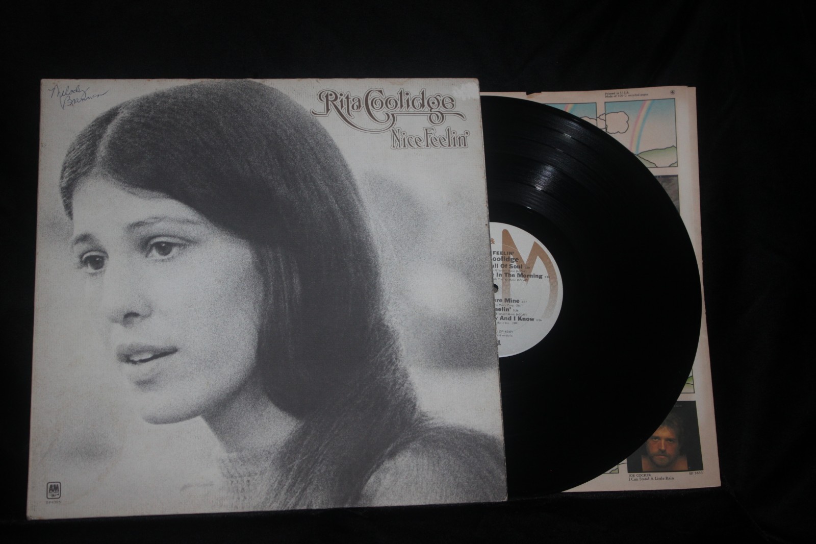 Rita Coolidge "Nice Feelin" LP  Vinyl  1971  First Press  A&M SP-4325  MINT