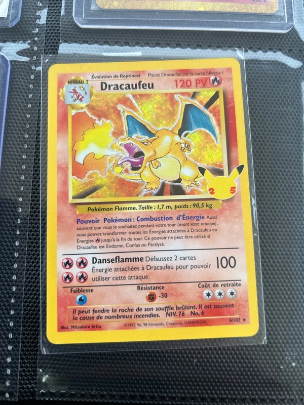Dracaufeu 4/102 25 ans
