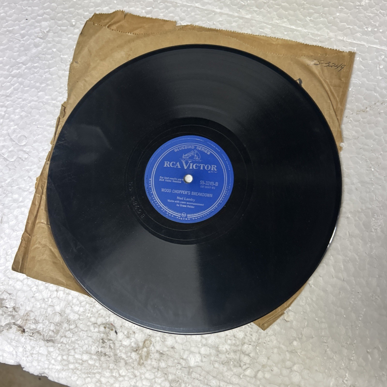 Ned Landry Big John Mcneil/Wood Choppers Breakdown Bruce Holder Rca Victor 78