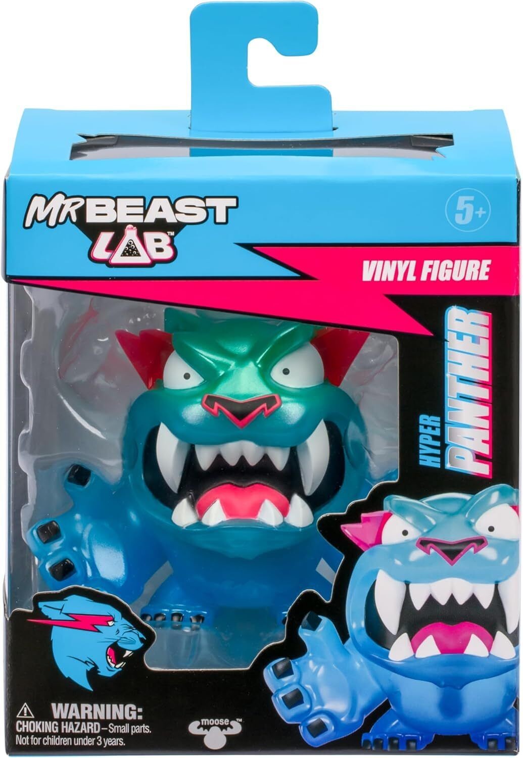 Mr Beast Lab Vinyl Figure Hyper Panther Figure **NUOVO**