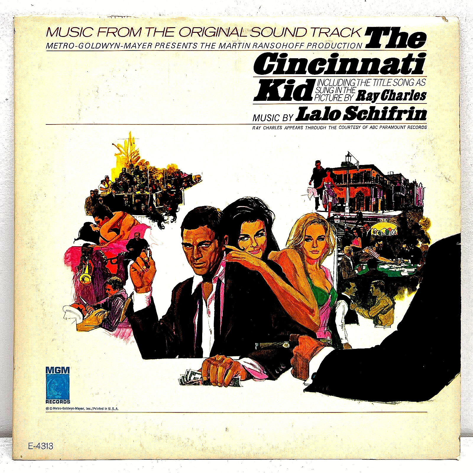 Lalo Schifrin The Cincinnati Kid 1965 Vinyl MGM Records 1st Press