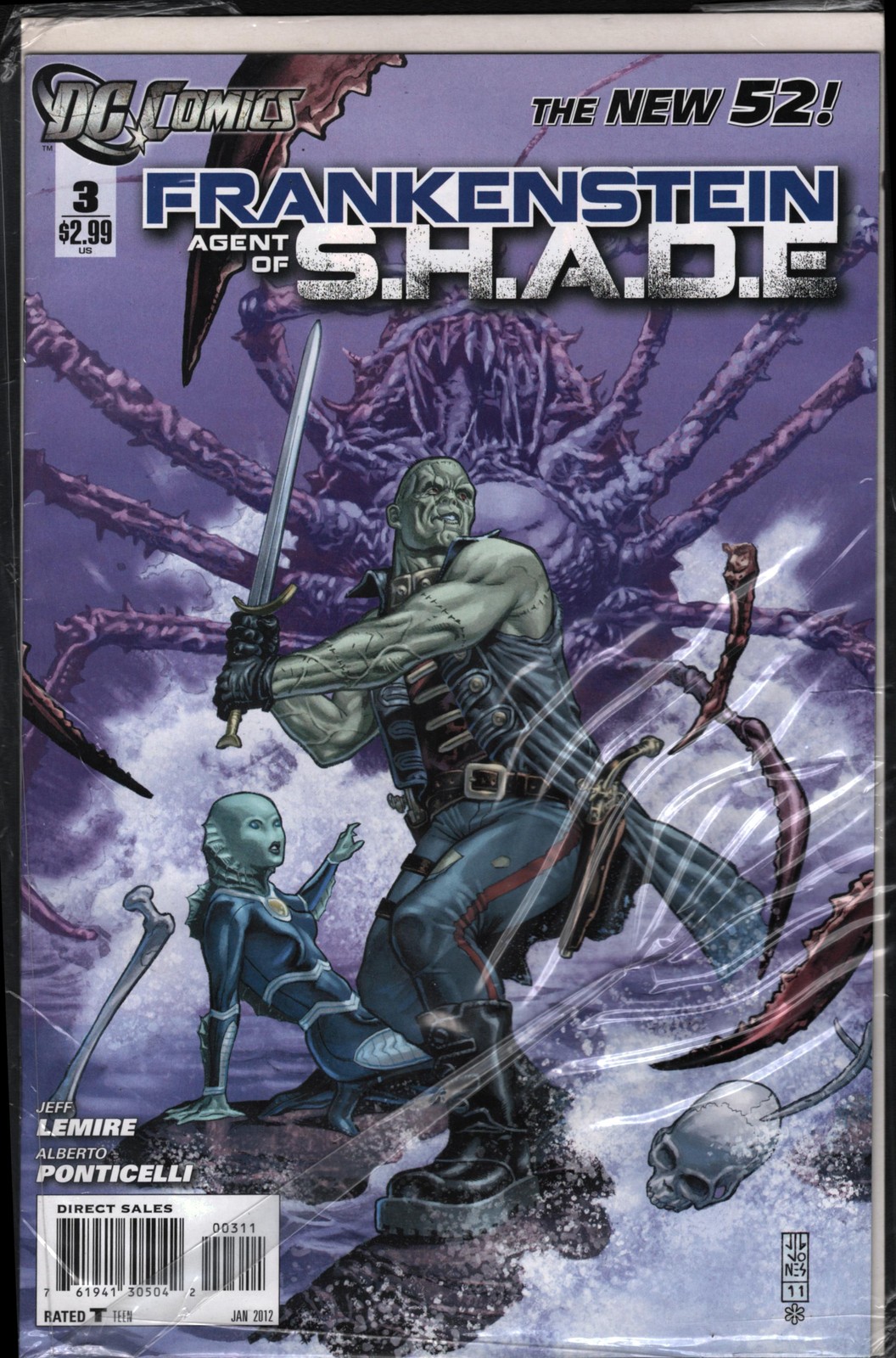49339: DC COMICS FRANKENSTEIN AGENT OF SHADE #3 VF Grade