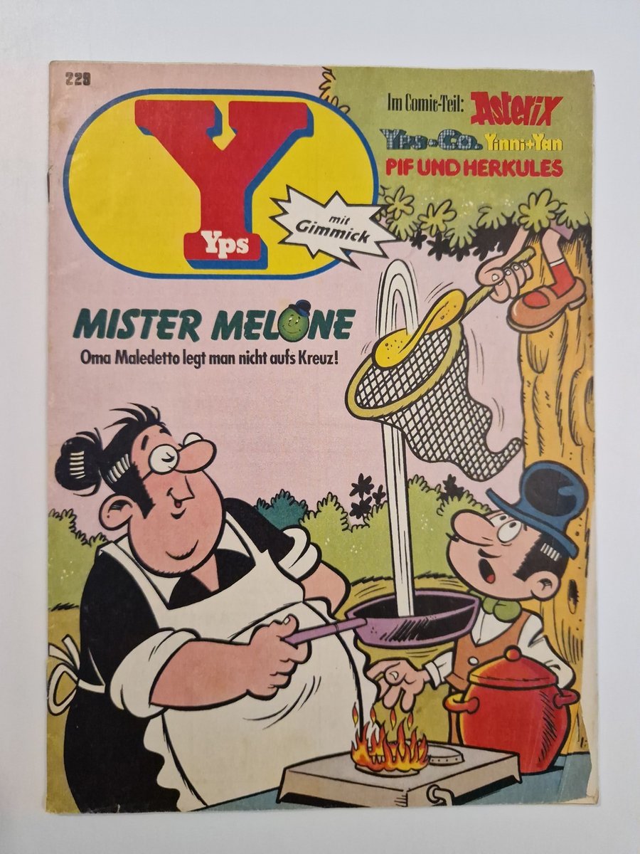 Quaderno YPS n.229 senza espediente, con Asterix, Robin Ausdemwald, Mister Melone
