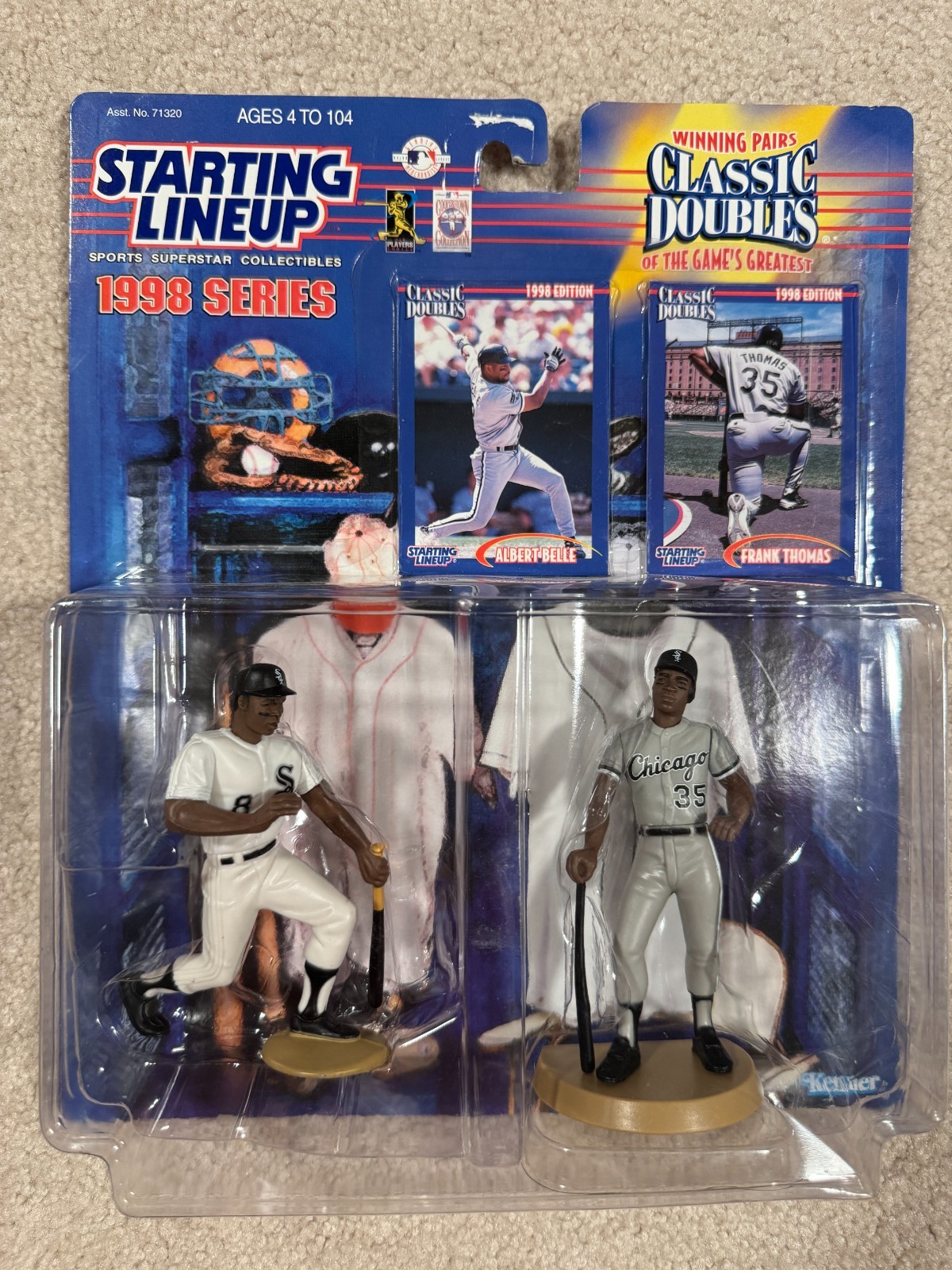Starting Lineup Classic Doubles Belle and Thomas 1998 MOC MOSC 71519 Kenner