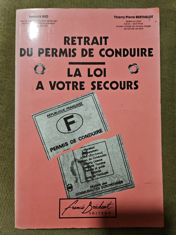 Retrait du permis de conduire
