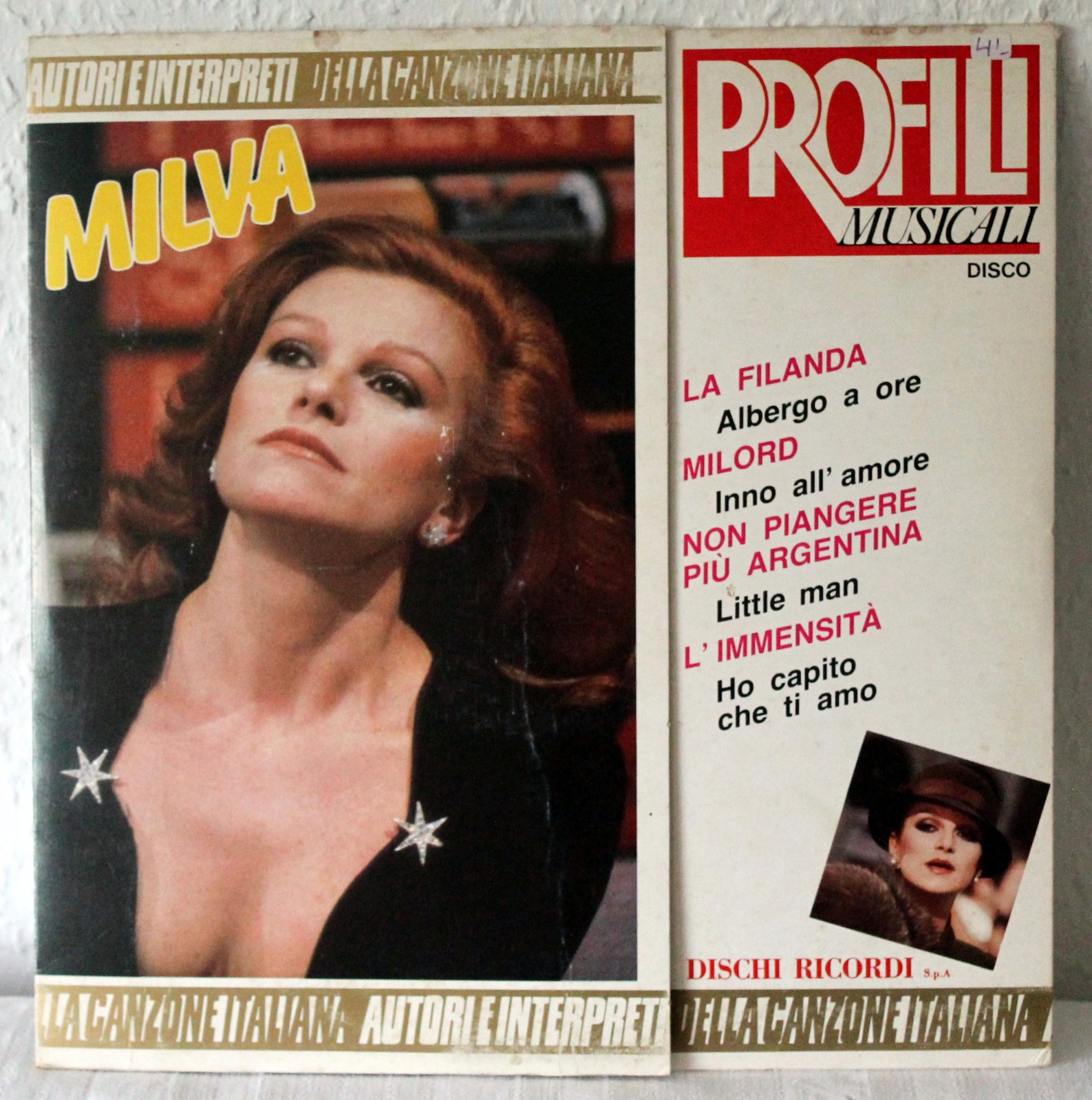 12" Vinyl - MILVA - Profili Musicali