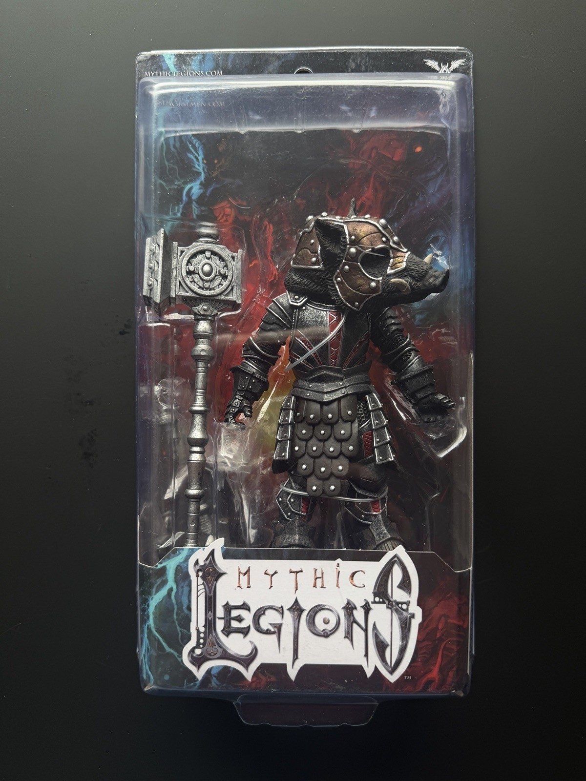 Mythic Legions Four Horsemen Boarrior  Figure  Advent of Decay Hammer