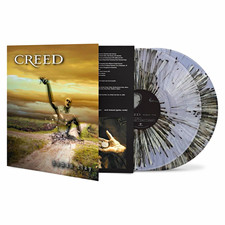 Rare Creed Human Clay Limited Color Vinyl 2LP Gray/Black Splatter