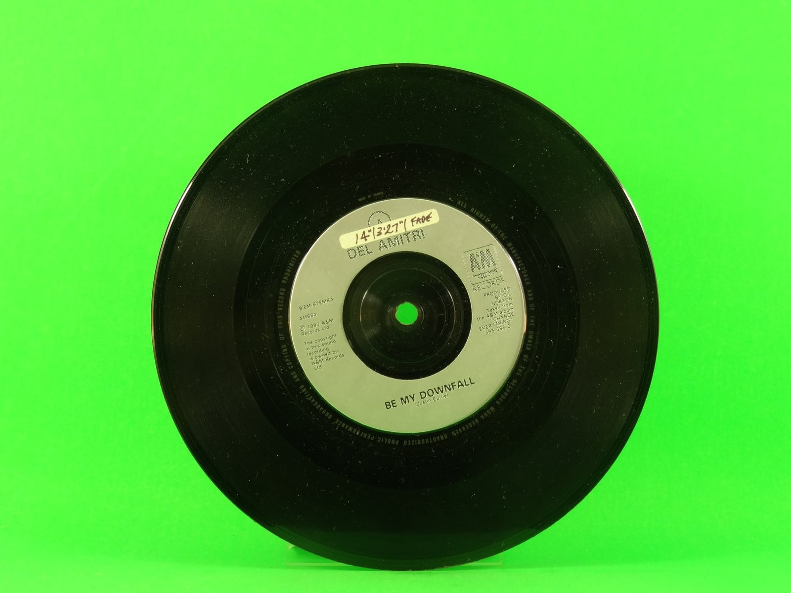DEL AMITRI BE MY DOWNFALL (137) 7" A&M