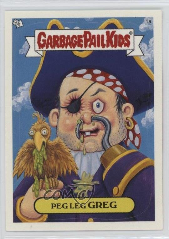 2004 Topps Garbage Pail Kids All-New Series 2 Peg Leg Greg #1a 00gy