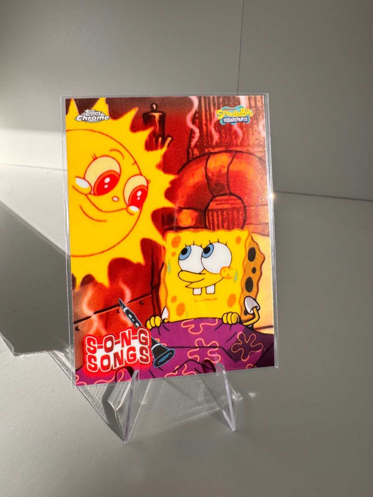 2025 Topps Chrome SpongeBob Square Pants CANZONI Completa il tuo set scegli la scheda