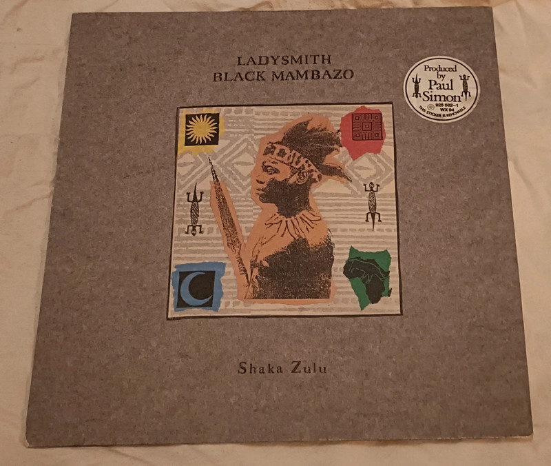 LP 'Shaka Zulu' van Ladysmith Black Mambazo, geproduceerd door Paul Simon
