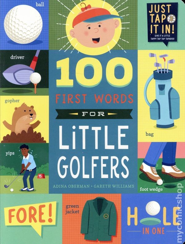 100 First Words for Little Golfers HC A Parody Primer for the Course #1 NM 2026