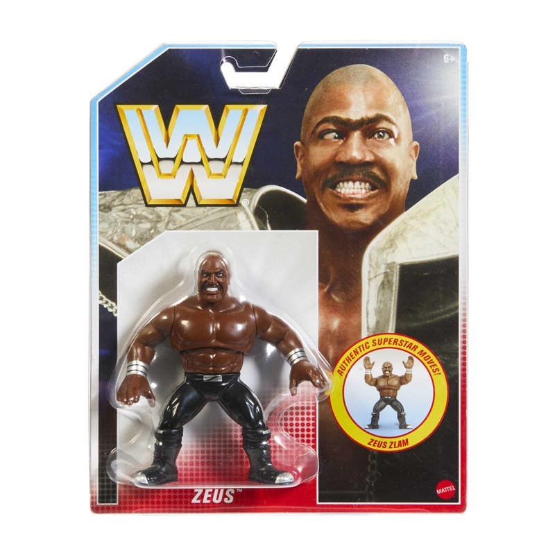 Action Figure WWE Hasbro Zeus 🔥 NUOVO 🏆 WWF Wrestling Retrò