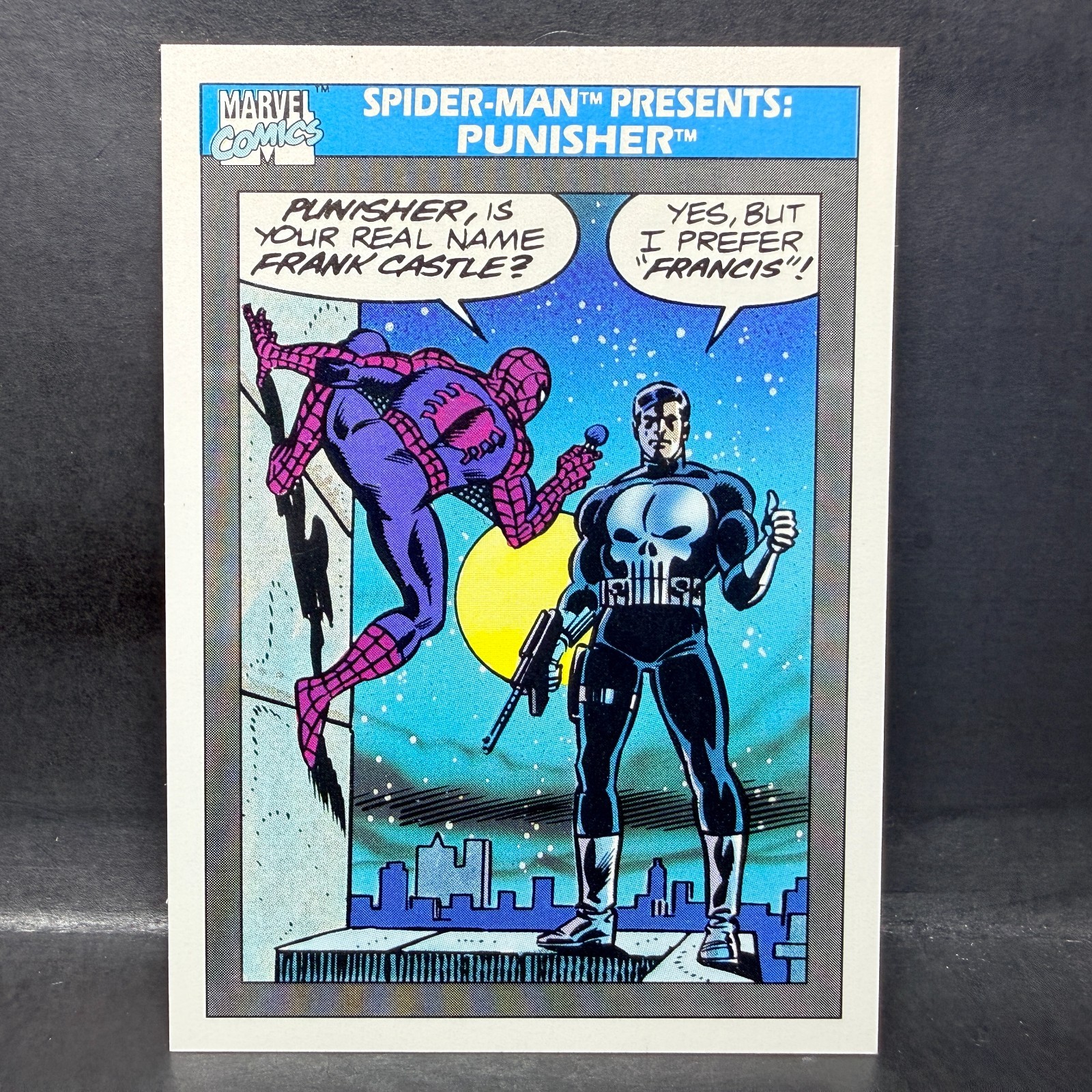 1990 IMPEL MARVEL COMICS SPIDER-MAN PRESENTS: THE PUNISHER 155