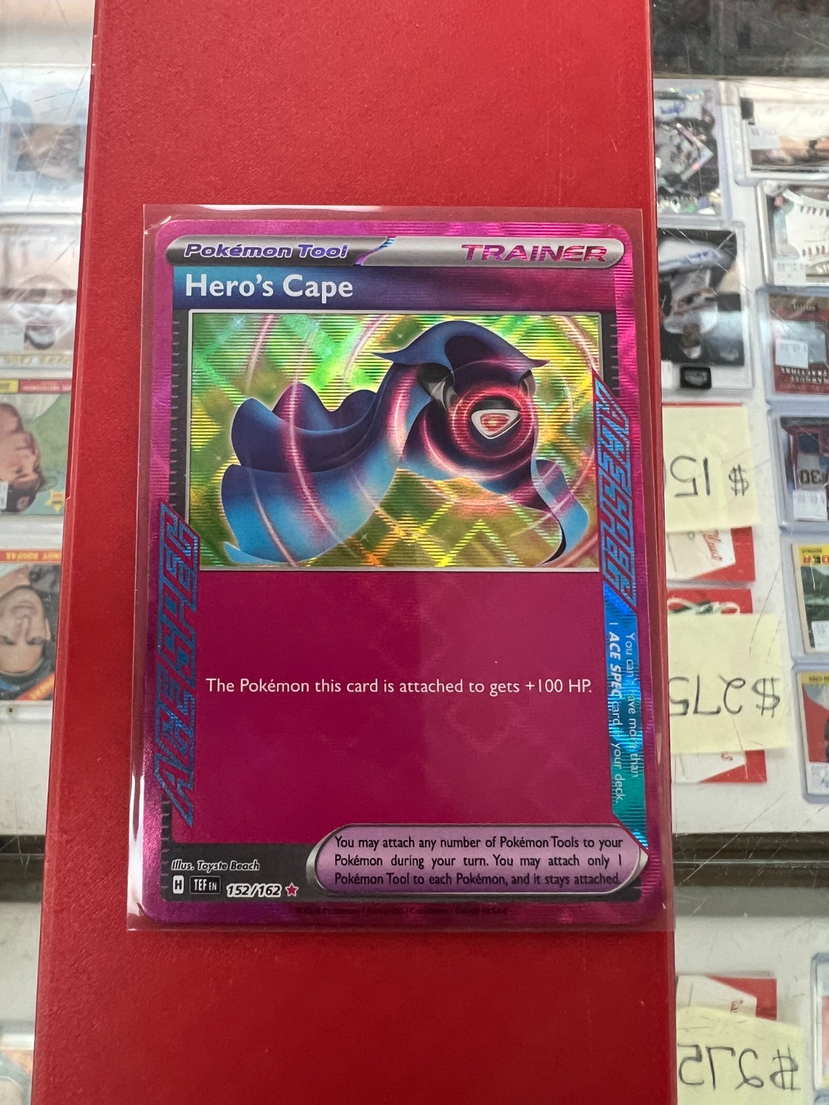 Hero's Cape 152/162 Temporal Forces ACE SPEC Rare NrMt
