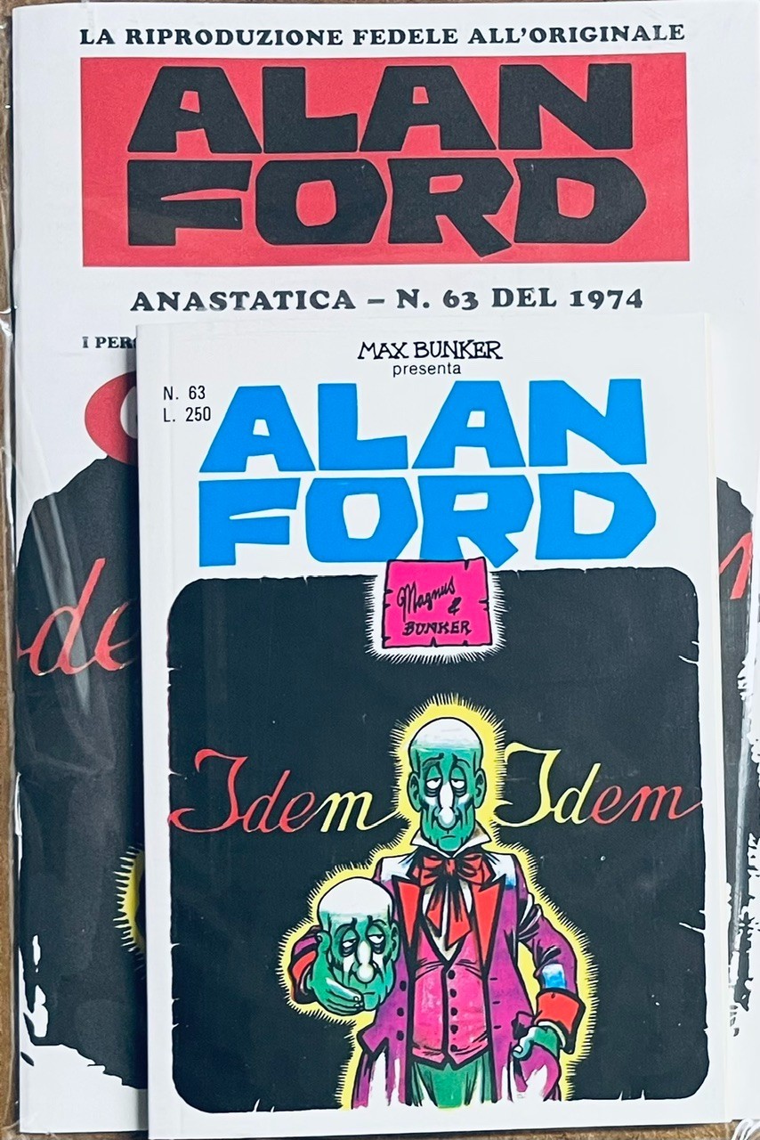 ALAN FORD ANASTATICA N°63 GAZZETTA DELLO SPORT BLISTERATO NUOVO
