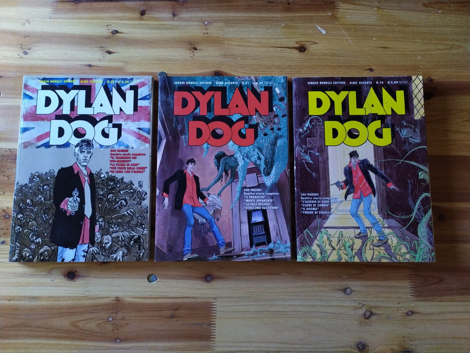 lotto albo gigante dylan dog n. 21/22/16