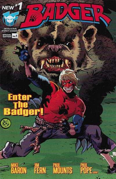 Badger (4th Series) #1A FN; Devil's Due | Paul Pope Variant - w/Bag+Board