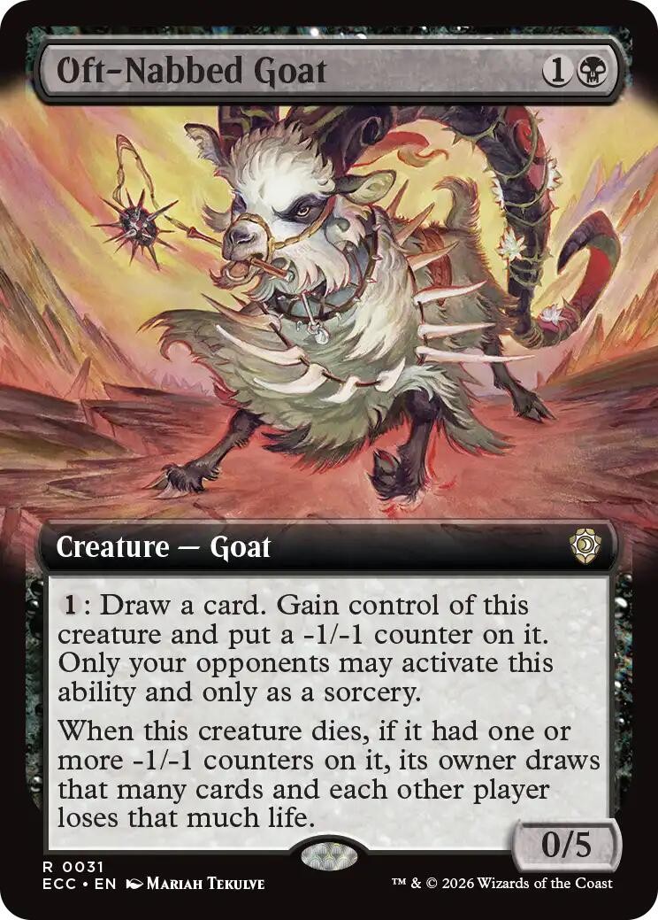 Oft-Nabbed Goat (Extended Art) Near Mint [ECC - 31]