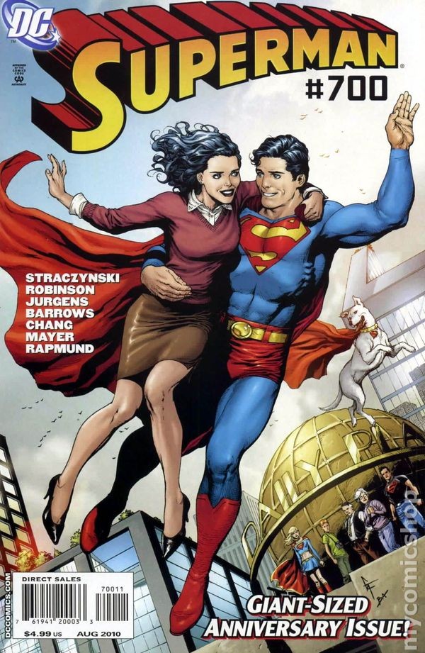 Superman #700A Frank FN 2010 Immagine Stock