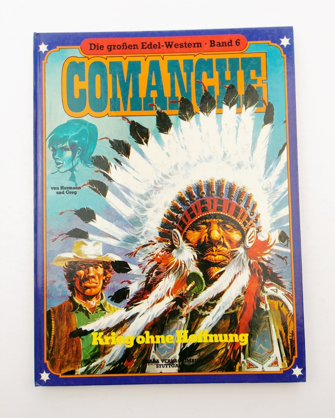 Album fumetti copertina rigida Ehapa - Il grande elegante western band 6 - COMANCHE / Z1-2