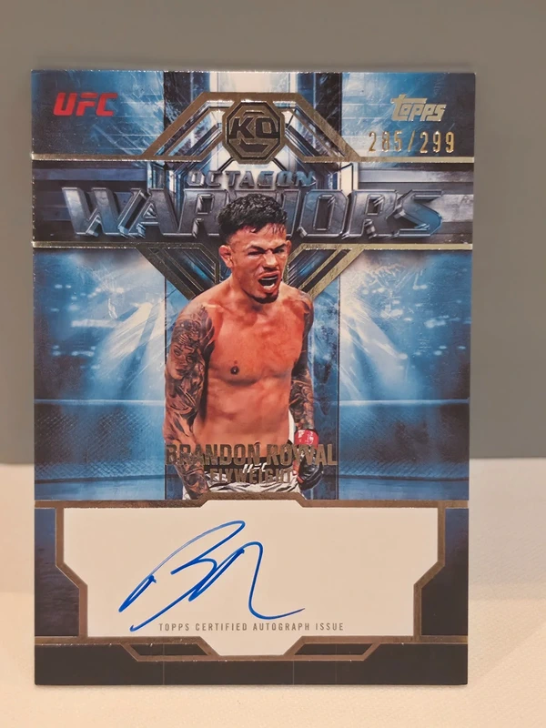 Auto Brandon Royval UFC Topps 285/299