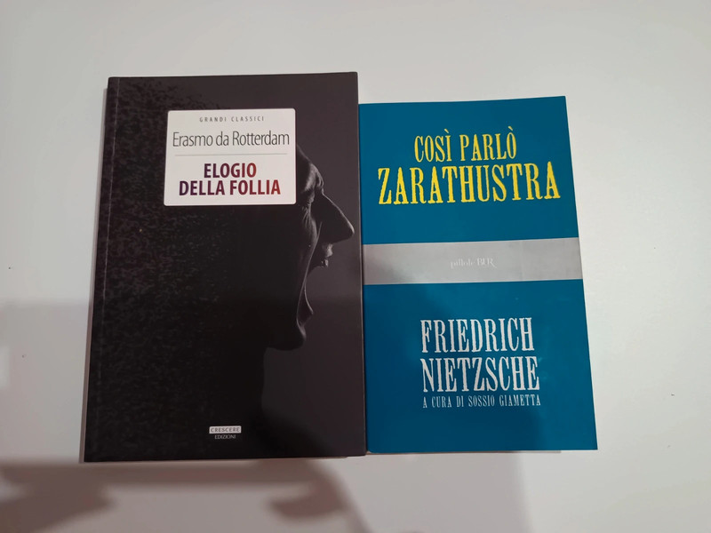 Lotto Libri Filosofia - Nietzsche + Erasmo da Rotterdam