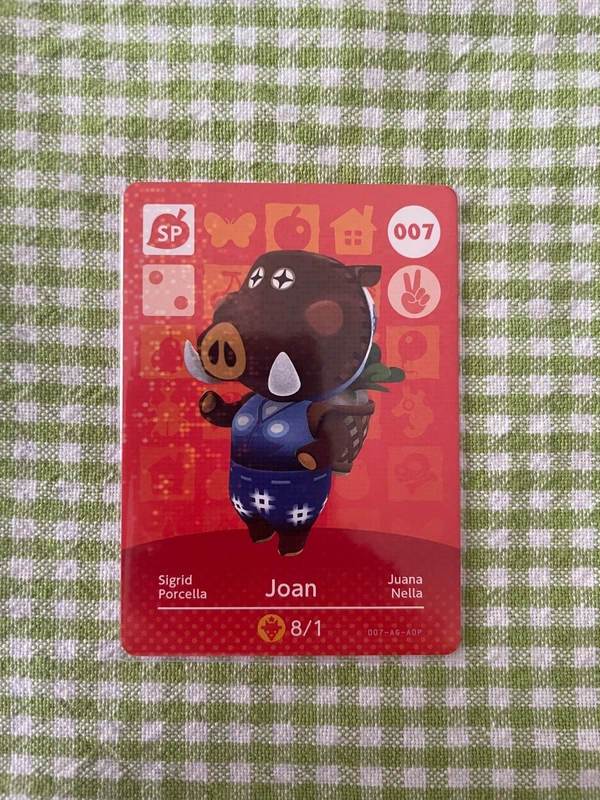 carte amiibo Animal Crossing 007