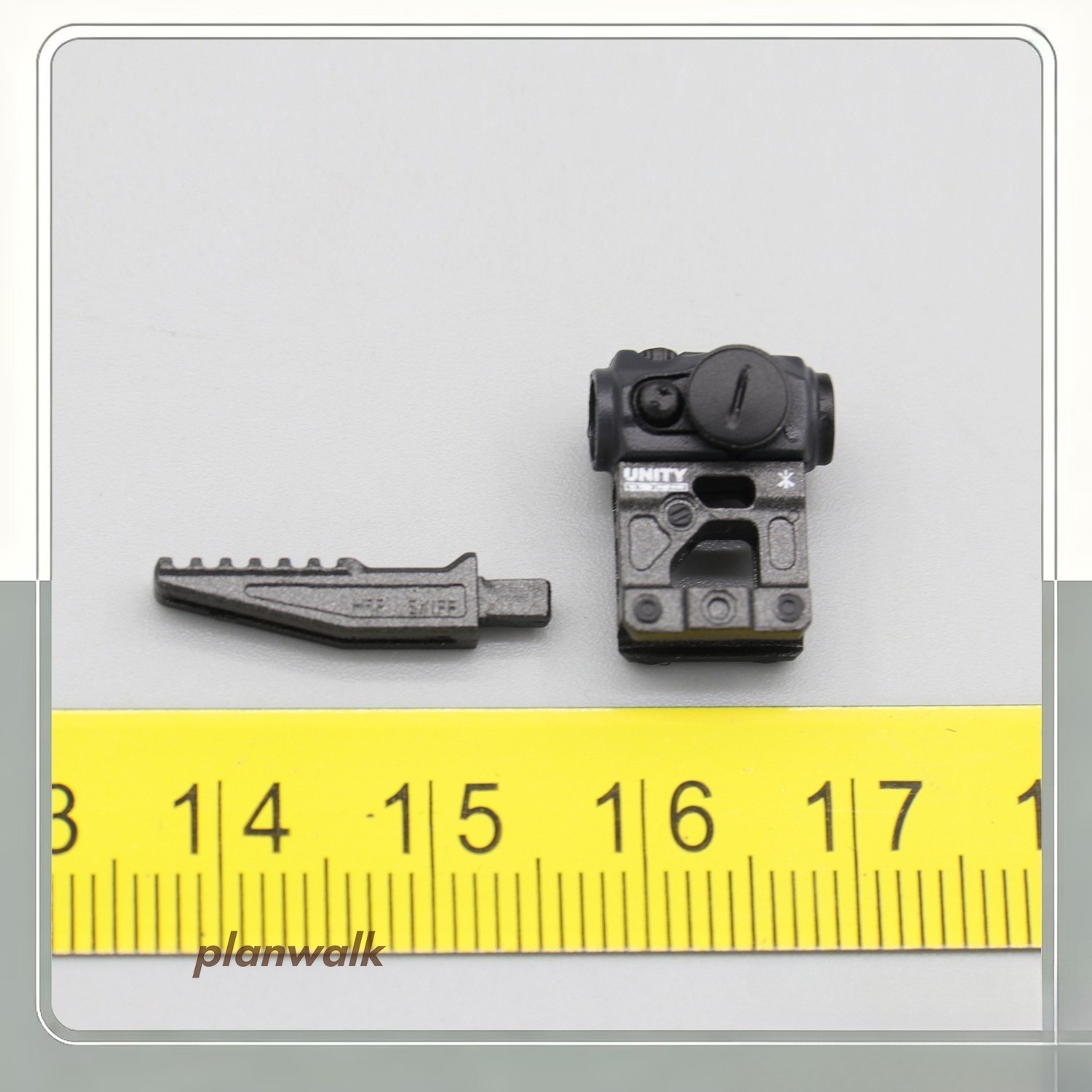 1Set Fashion Mount Weapon Scope 1/6 Soldato per Corpo Action Figure 12"