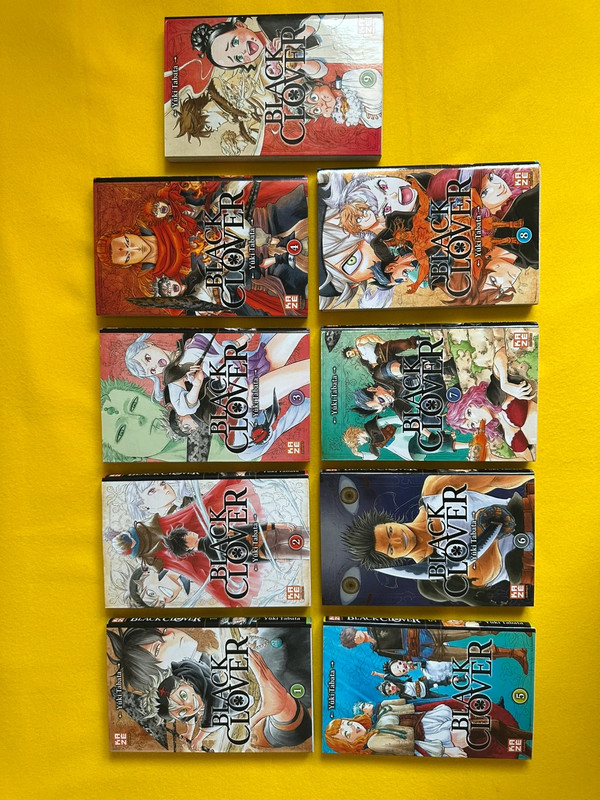 Manga Black Clover tomes 1-8
