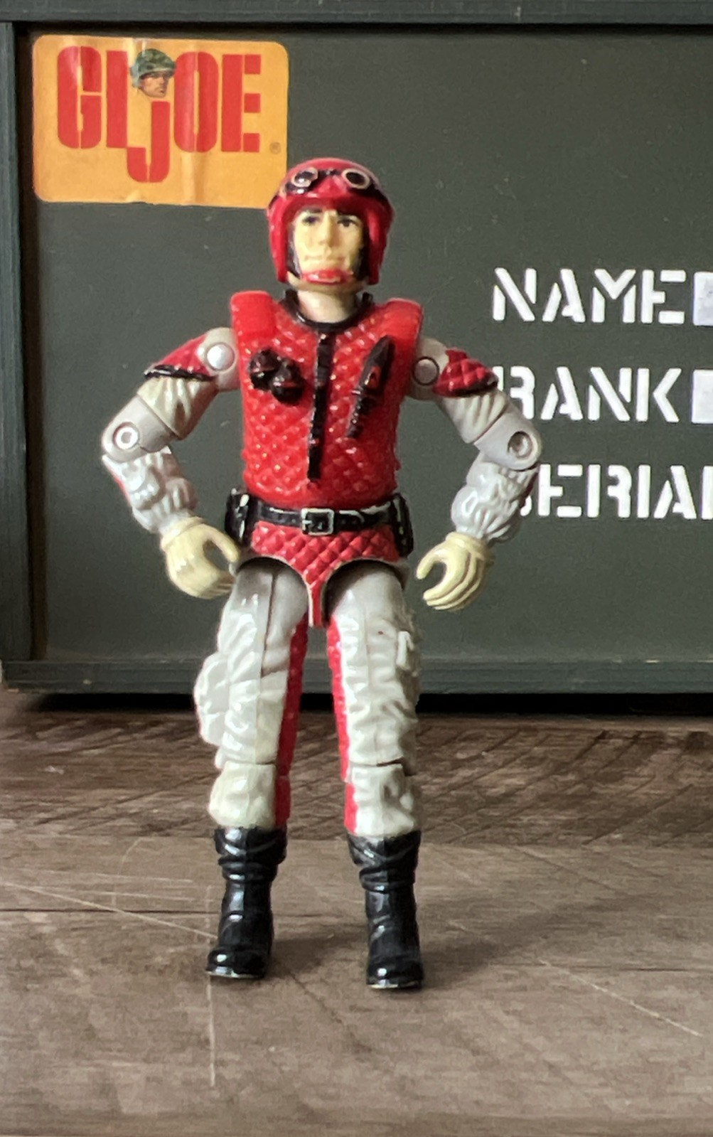 Hasbro GI JOE 1987 - CRAZYLEGS: Modellino Assault Trooper ARAH