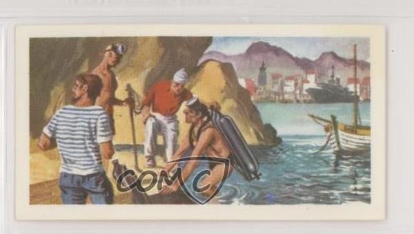 1974 Brooke Bond Il Mare: Il Nostro Altro Mondo Tea Fish-Men #10 z6d