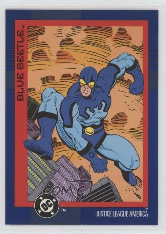 1993 SkyBox DC Cosmic Teams Blue Beetle #38 0u7