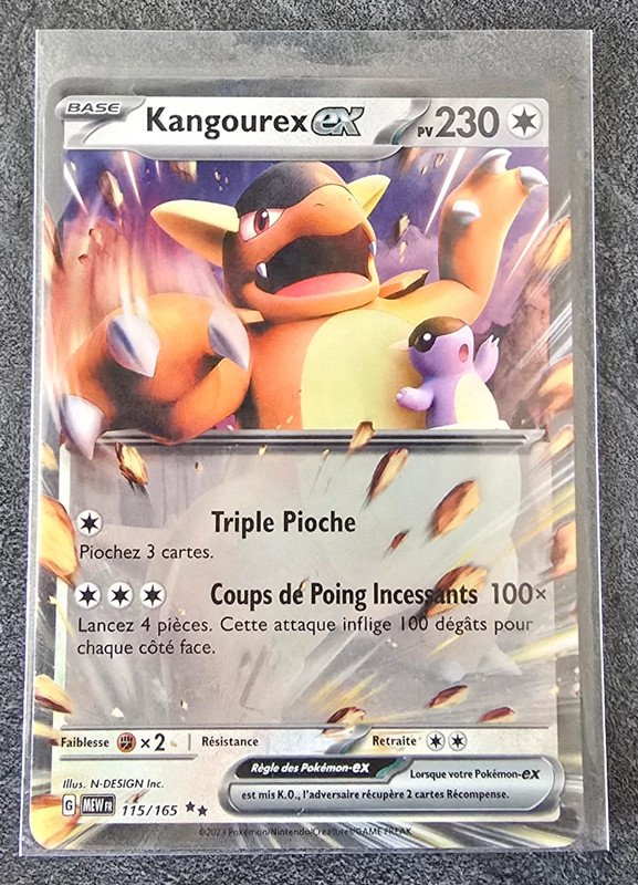 Carte Pokémon Kangourex Ex 115/165 EV3.5