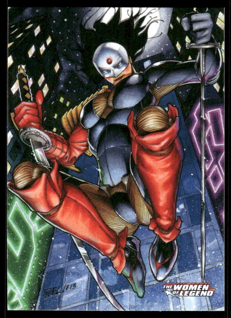 Carta Katana 2013 Cryptozoic DC Women of Legend #22 (NM)