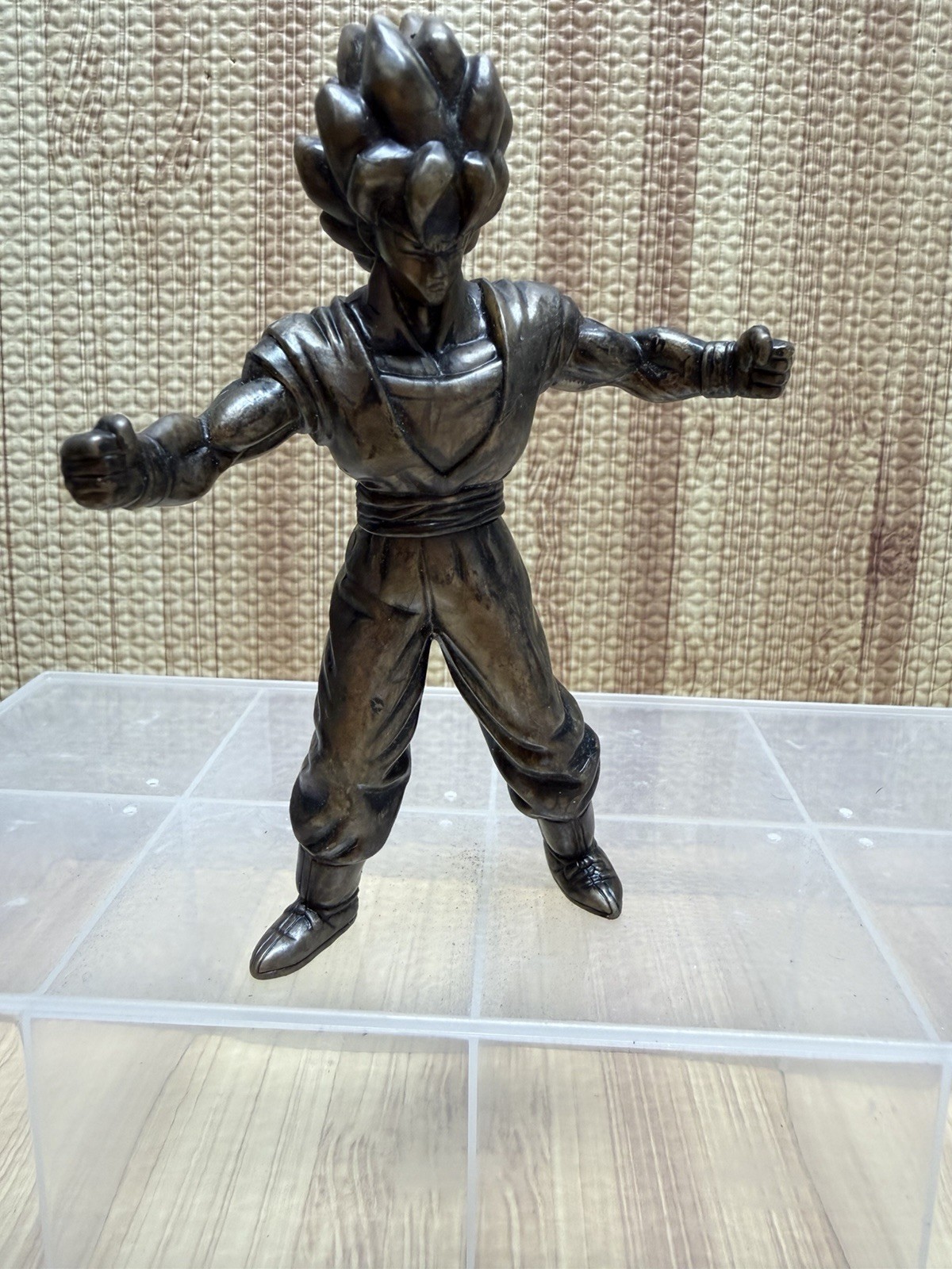 Dragon Ball Z Bronzo Super Saiyan Goku Burger King 5" Figura Sciolta Vintage 2000 