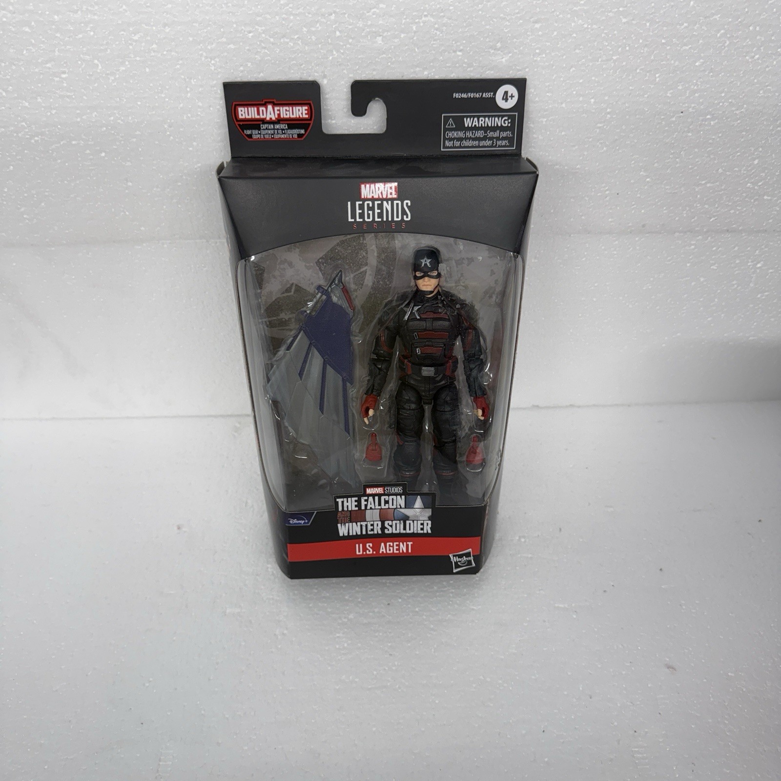 New Marvel legends Disney+ Plus Captain America FLIGHT GEAR BAF