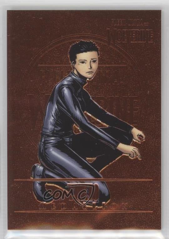 Medaglioni Fleer Ultra Wolverine 2023 bronzo realizzazione Yukio #M-50 13 piedi