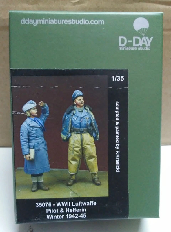 Figuras en resina de la D-DAY Miniatures 1/35
