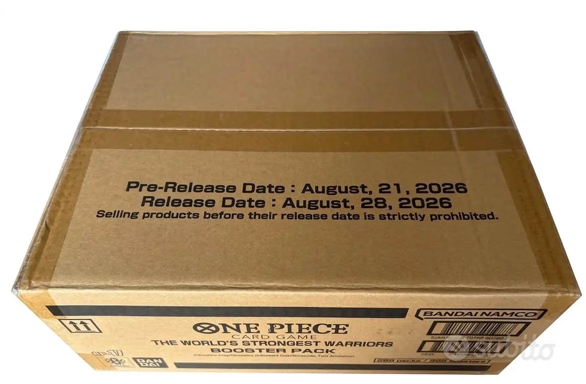 One Piece Card Game CASE OP17 INGLESE