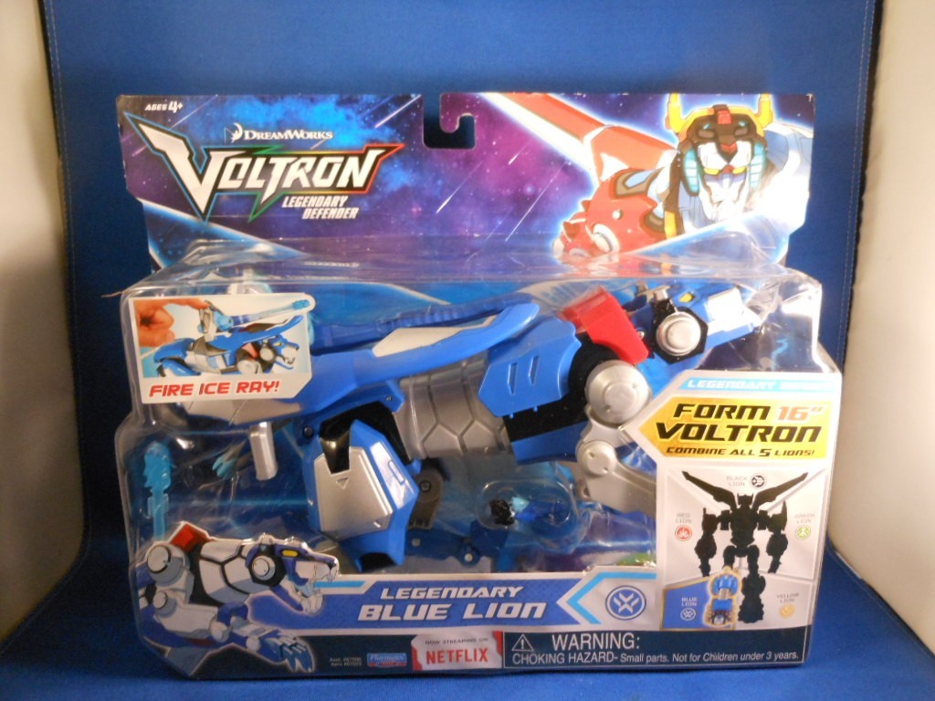 Voltron Classic Legendary Defender Modellino Combinatore Leone BLU