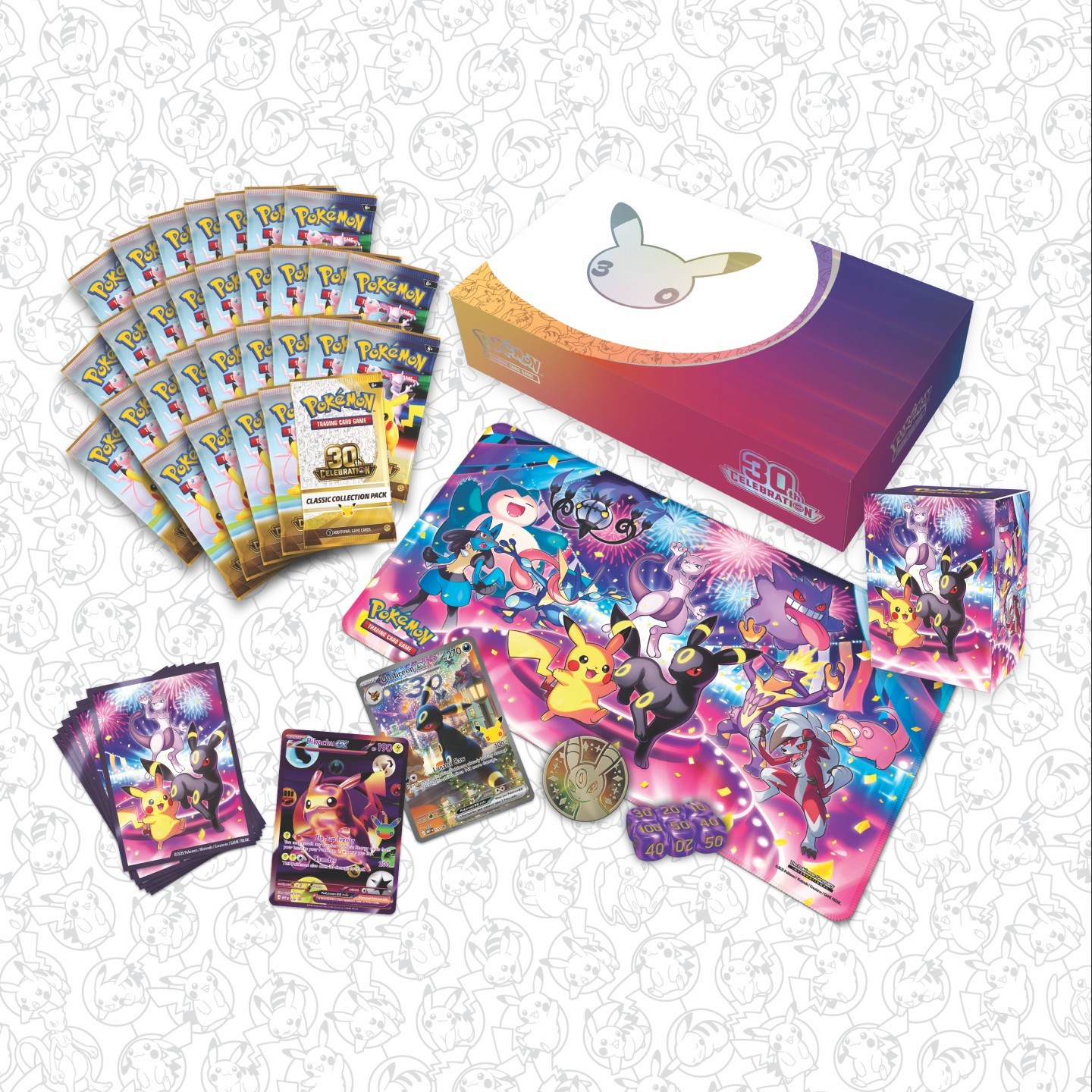 1 Pokémon TCG: 30th Anniversary Celebration UPC -PRE ORDER 11/06 -Night